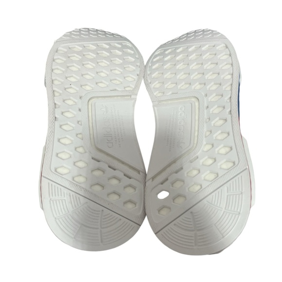 Adidas NMD R1 V2 White Lush Red 2020 Women's Size 5 - Authentic & Trendy - Picture 5 of 8